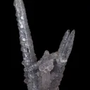 Fluorite on Stibnite - image 1