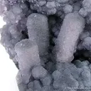 Fluorite on Stibnite - image 4
