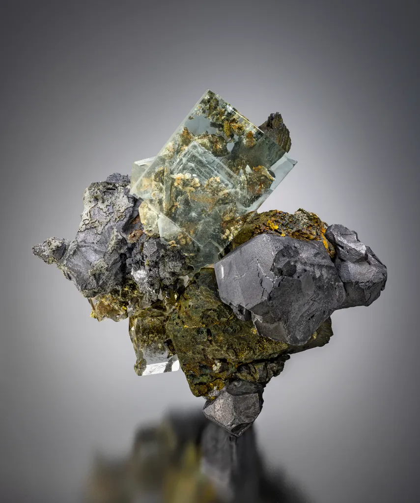 Fluorite on Sulfides image