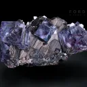Fluorite on Wolframite - image 3