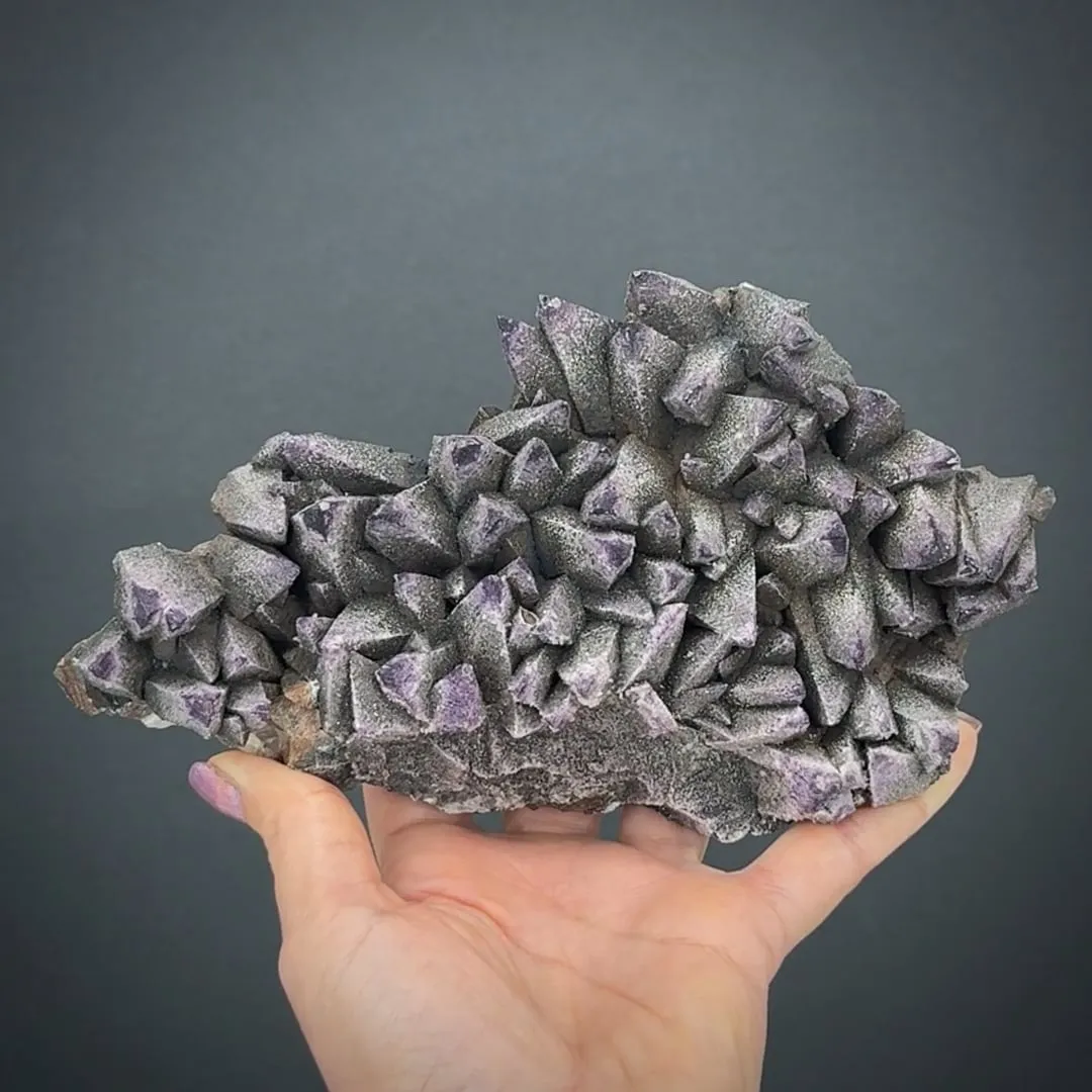 Fluorite partially replacing Calcite - image 1