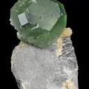 Fluorite (phantom) with Calcite - image 4