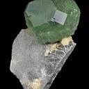 Fluorite (phantom) with Calcite - image 3