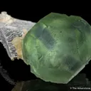 Fluorite (phantom) with Calcite - image 5