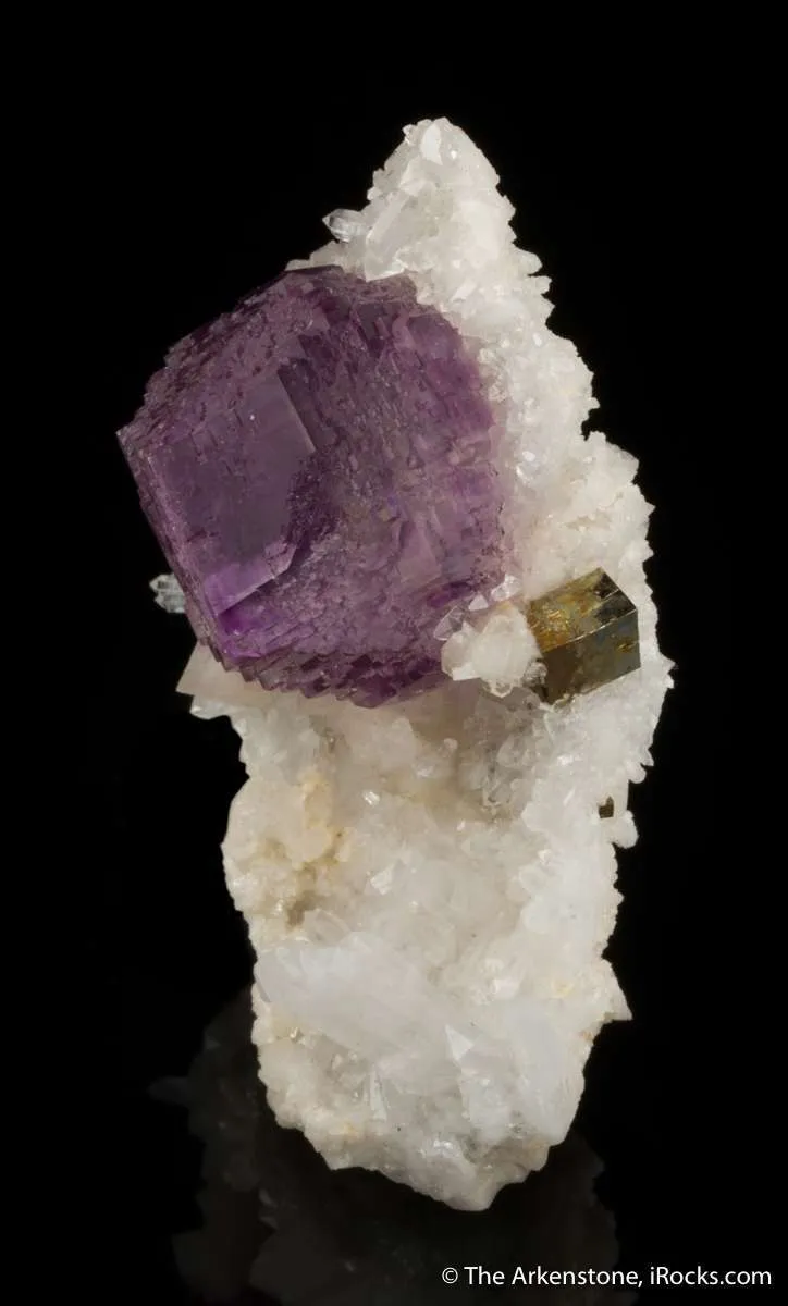 Fluorite (phantom) with Pyrite, Dolomite - image 4