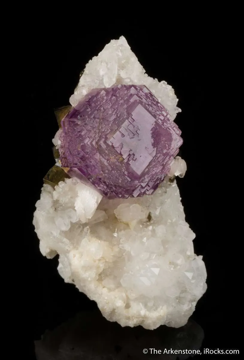 Fluorite (phantom) with Pyrite, Dolomite - image 6