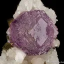 Fluorite (phantom) with Pyrite, Dolomite - image 5