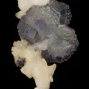 Fluorite (phantoms) on Calcite - image 4