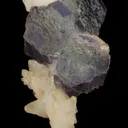 Fluorite (phantoms) on Calcite - image 5