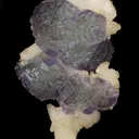 Fluorite (phantoms) on Calcite - image 6