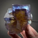 Fluorite phantoms with Chalcopyrite inclusions - image 1
