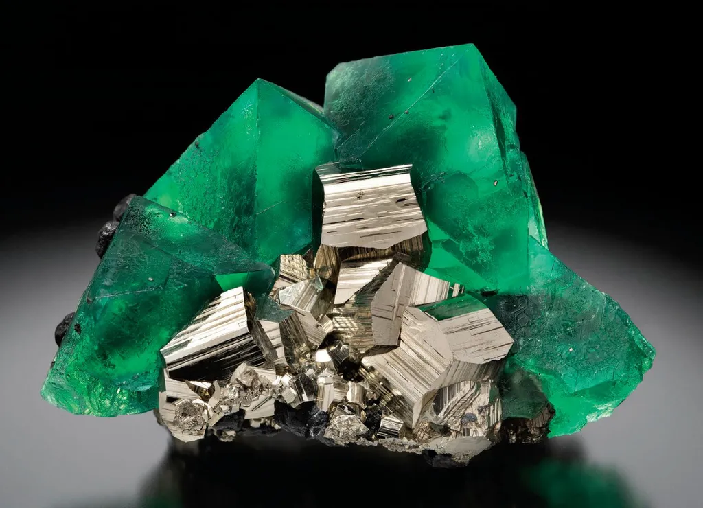 Fluorite, Pyrite image