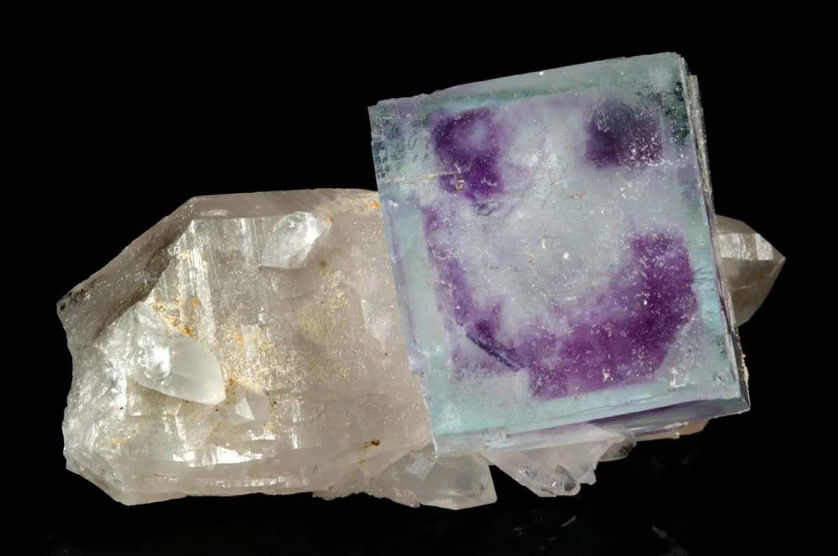Fluorite, Quartz - image 1