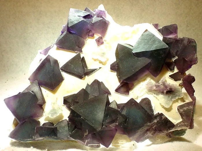 Fluorite, Quartz - image 1