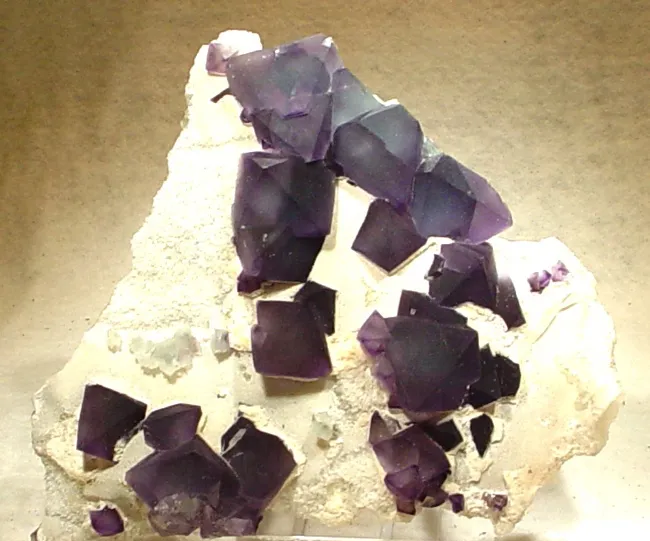 Fluorite, Quartz - image 1