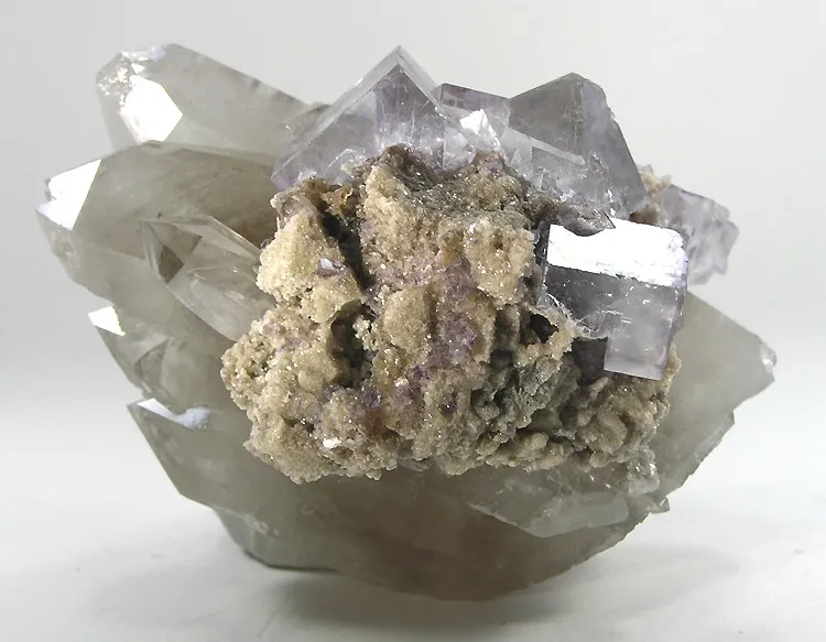 Fluorite, Quartz image
