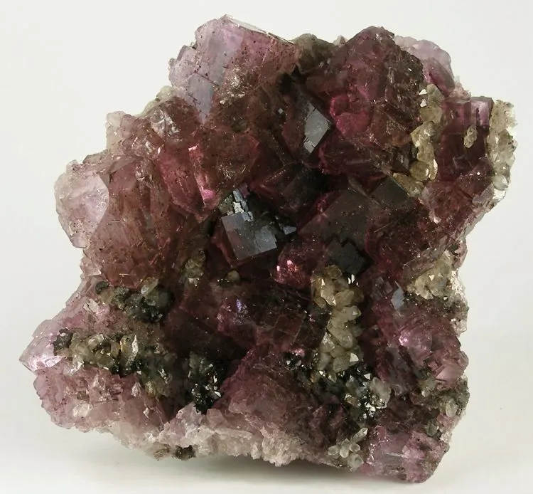Fluorite, Quartz - image 1