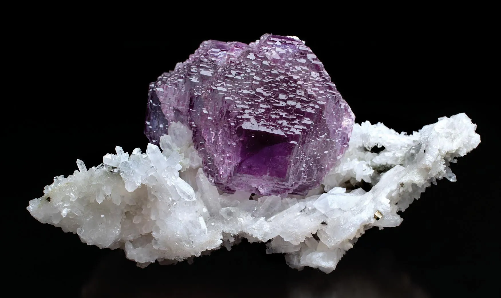 Fluorite, Quartz - image 1