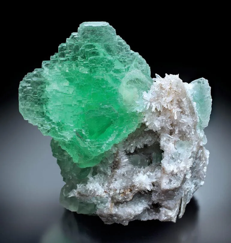 Fluorite, Quartz - image 1