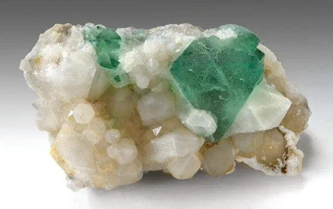 Fluorite, Quartz image