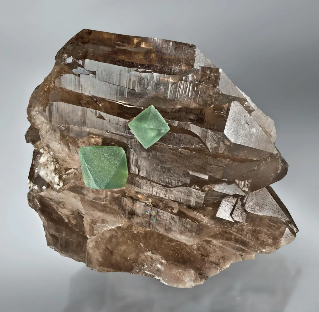 Fluorite, Quartz - image 1