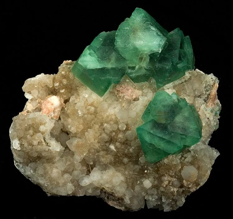 Fluorite, Quartz image