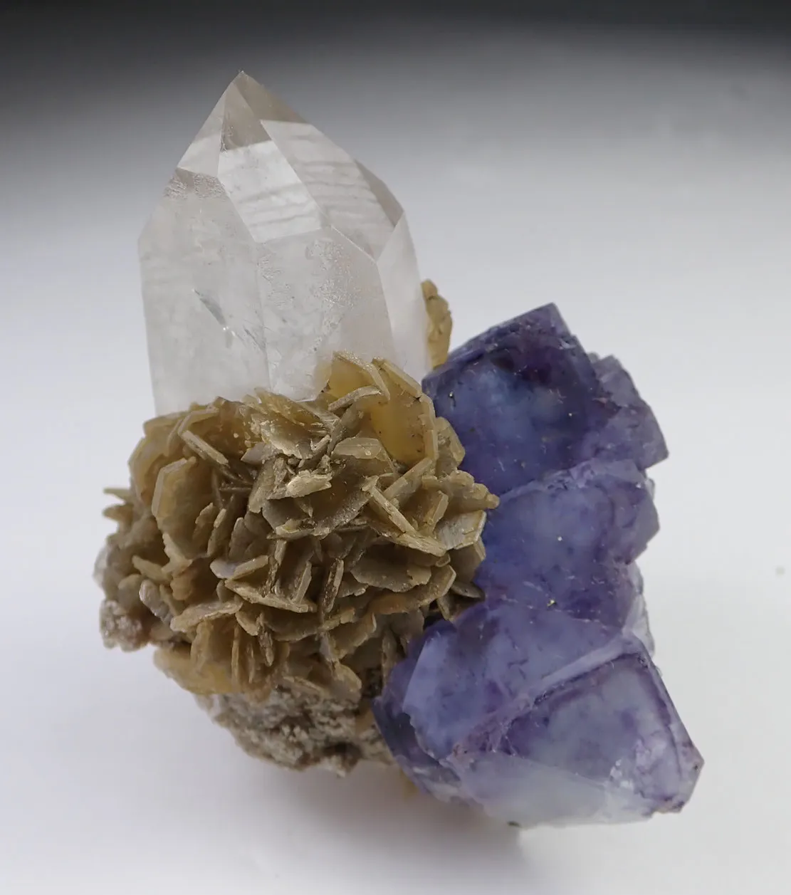 Fluorite, Quartz and Siderite - image 3