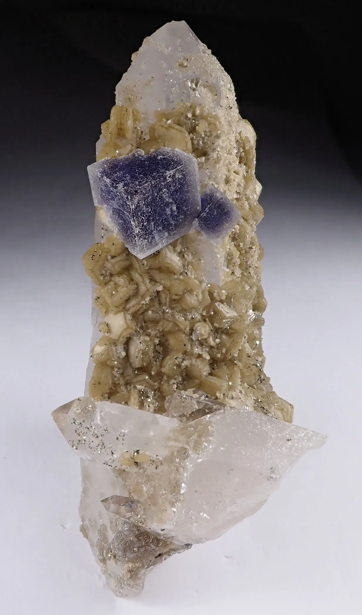 Fluorite, Quartz and Siderite - image 1