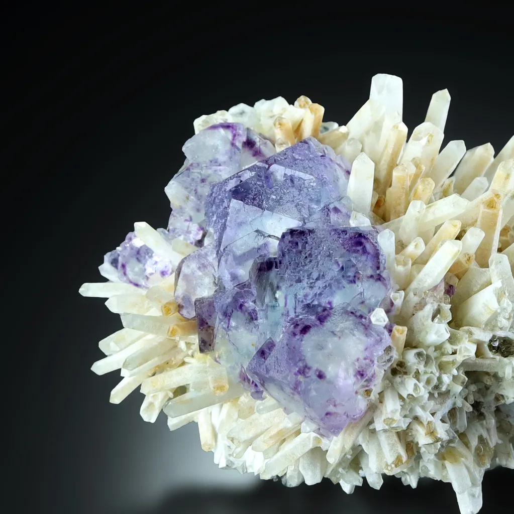 Fluorite, Quartz & Arsenopyrite - image 2