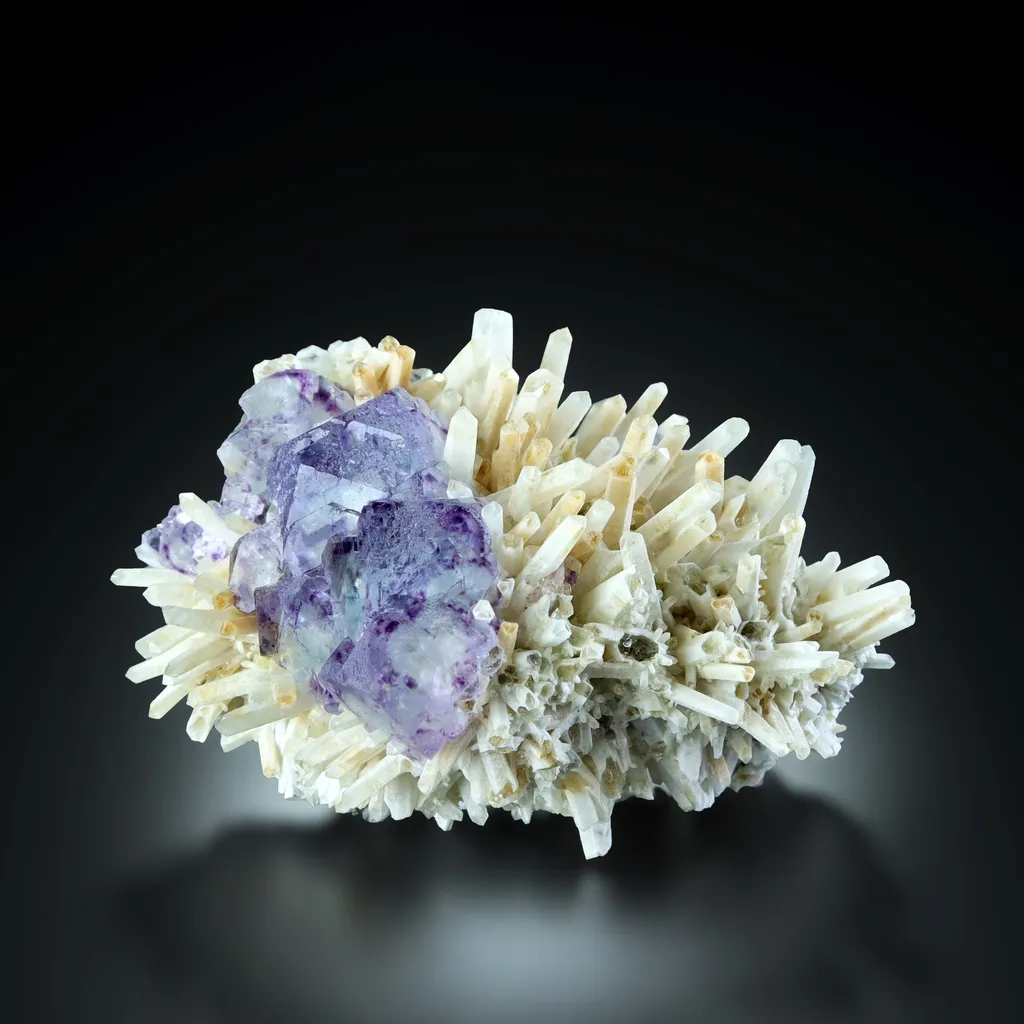 Fluorite, Quartz & Arsenopyrite image