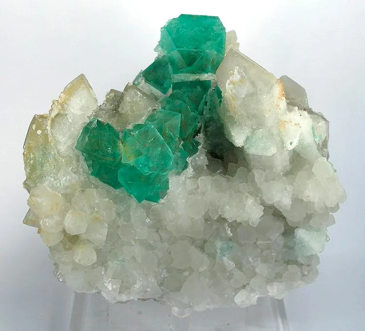 Fluorite, Quartz - image 1