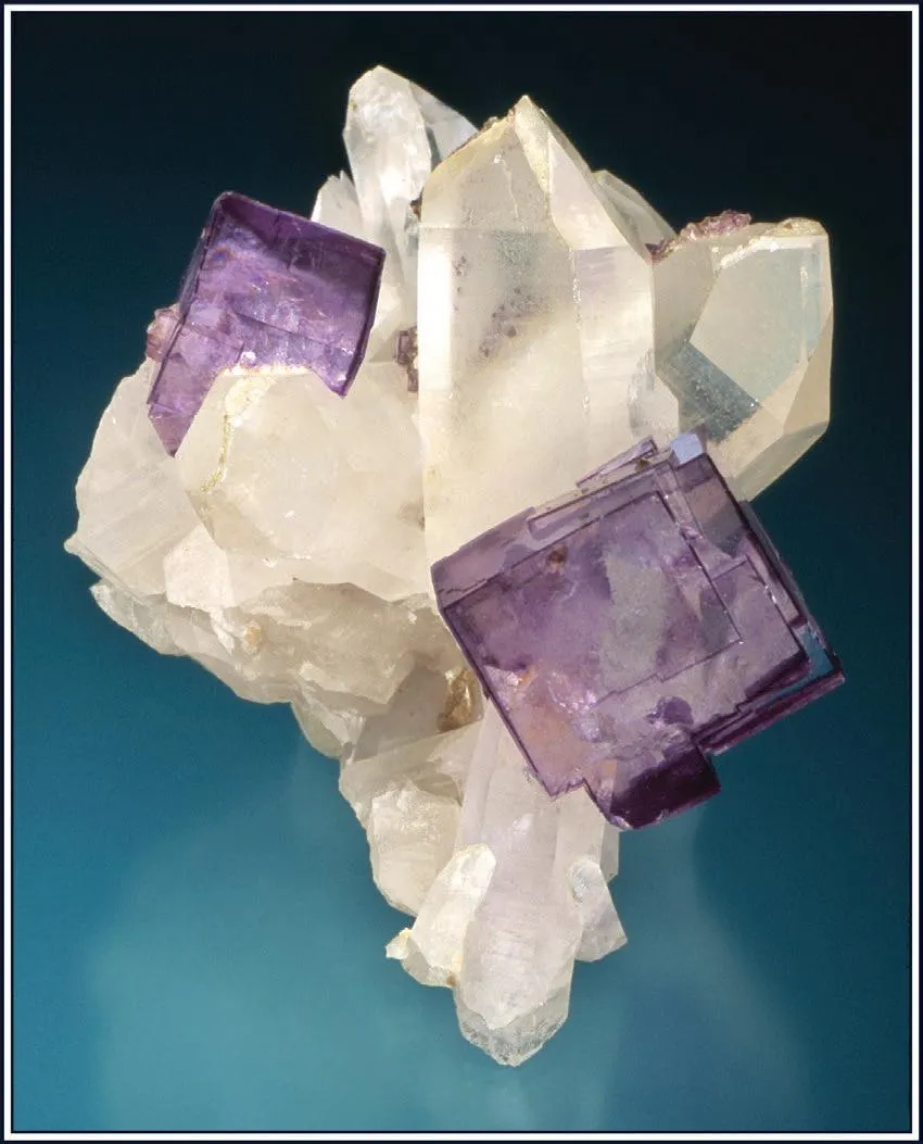 Fluorite, Quartz - image 1