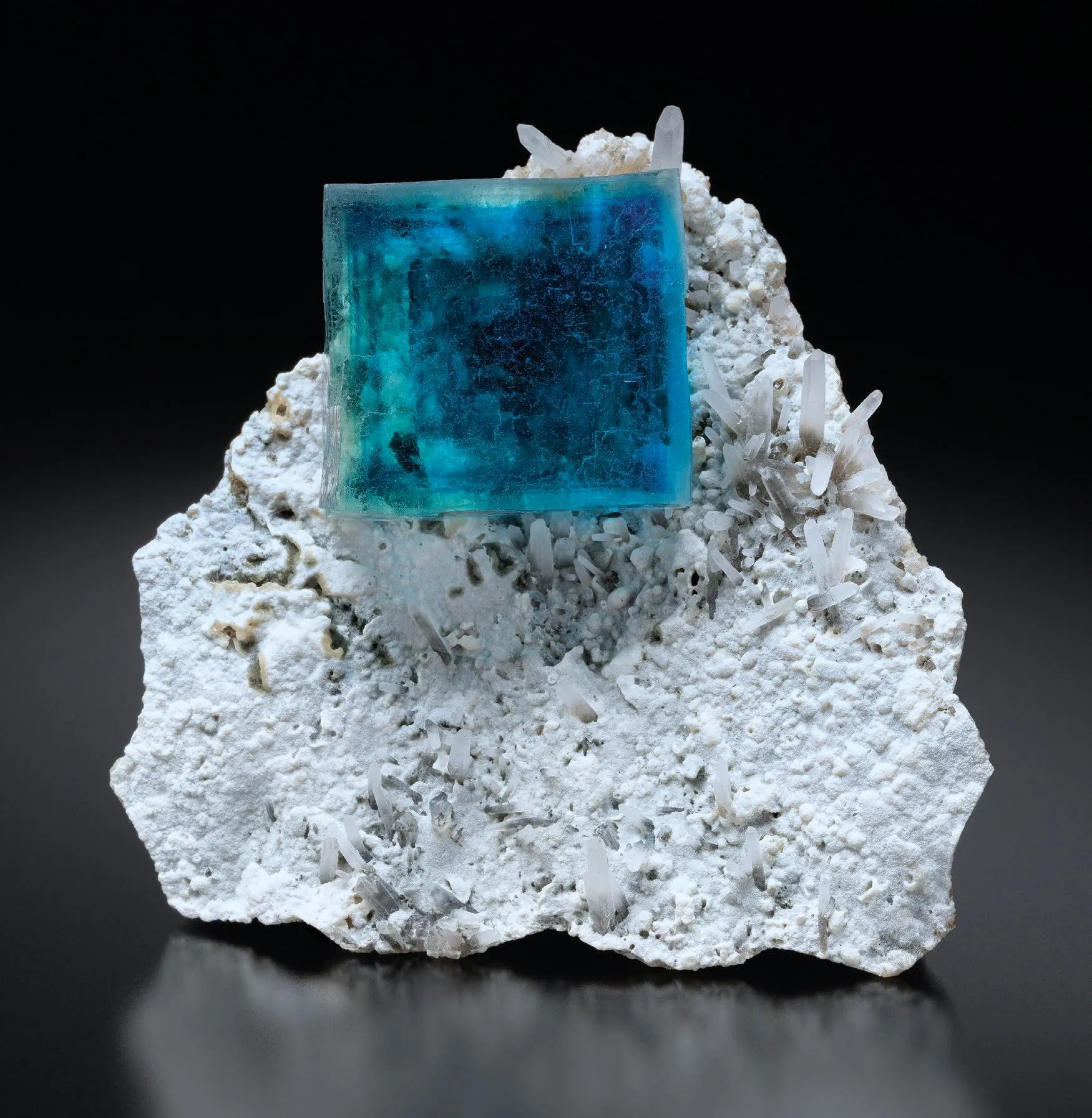 Fluorite, Quartz - image 1