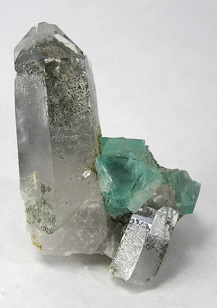 Fluorite, Quartz image