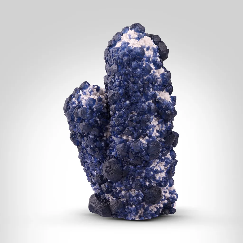 Fluorite, Quartz from China, Inner Mongolia, Huanggang Mine image