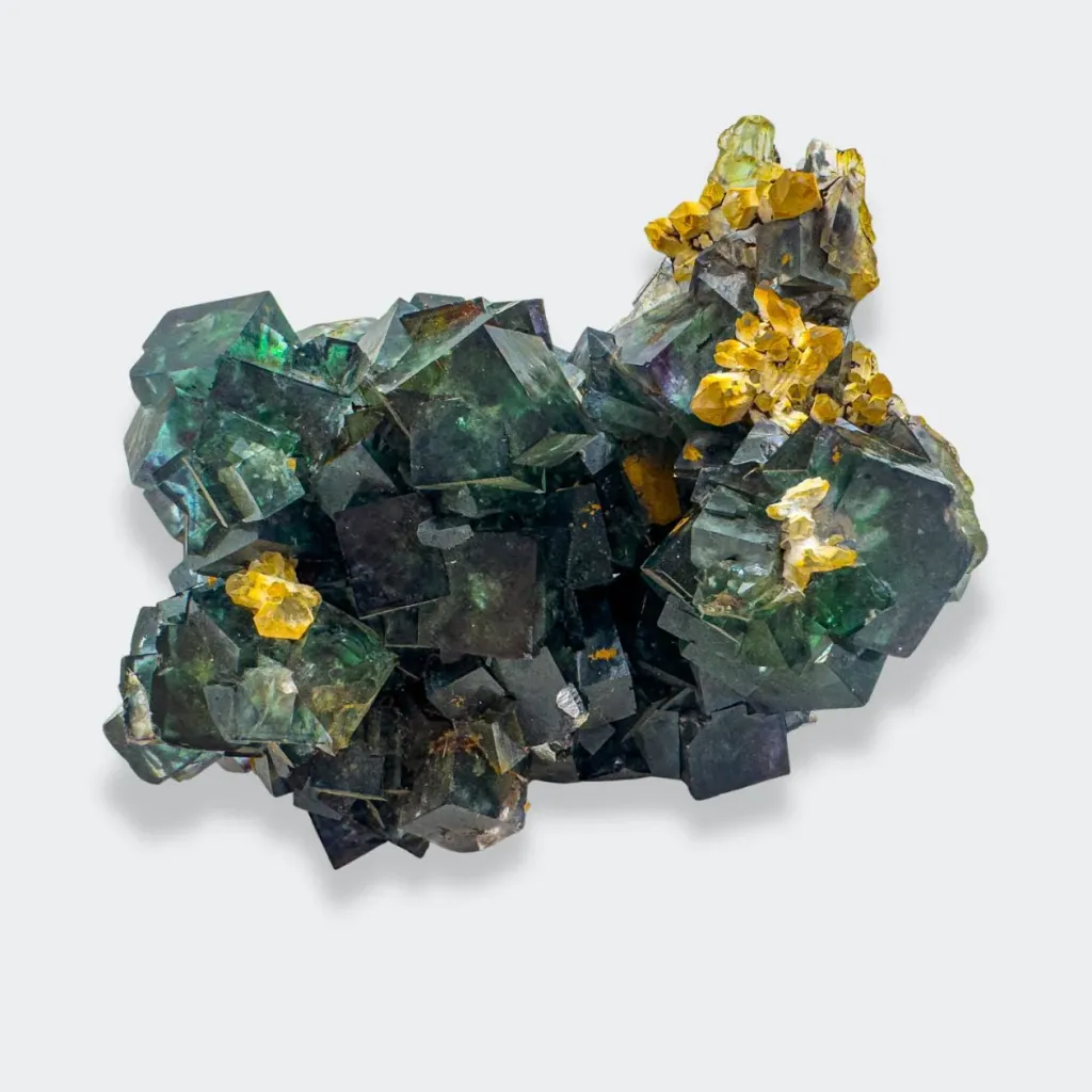 Fluorite & Quartz from Namibia, Otjozondjupa Region, Otjiwarongo Constituency, Okorusu Mine - image 2