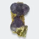 Fluorite & Quartz on Dolomite from China, Hunan, Hengyang, Leiyang Co., Shangbao Mine - image 1