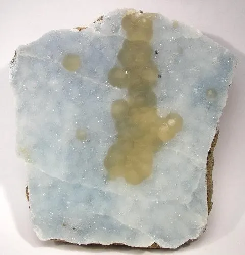 Fluorite, Quartz, Quartz (Var: Chalcedony) image