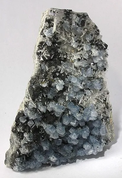 Fluorite, Quartz, Tetrahedrite image