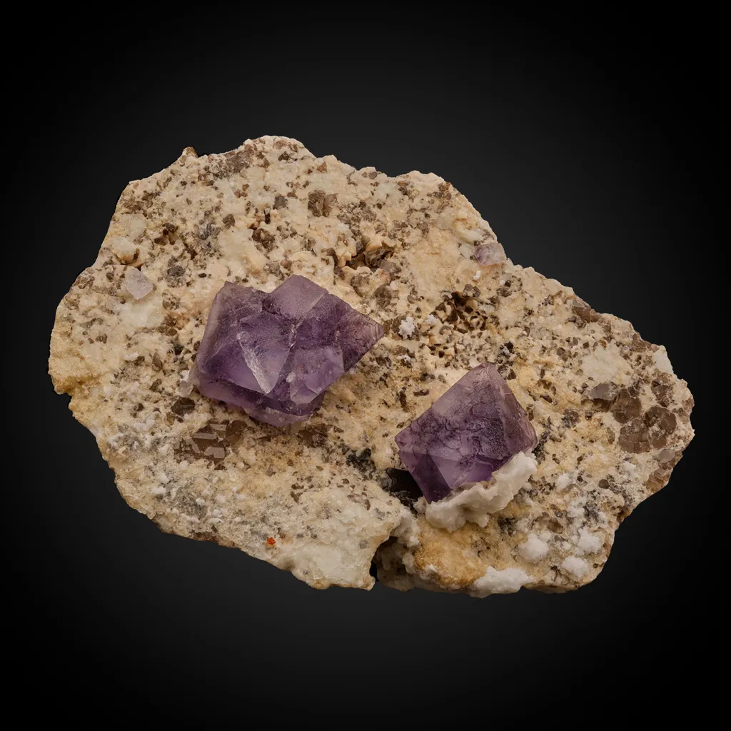 Fluorite Quartz v. Smoky, Spessartine image