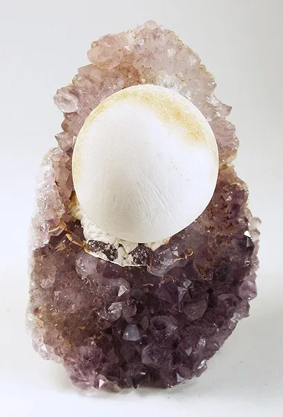 Fluorite, Quartz (Var: Amethyst) image
