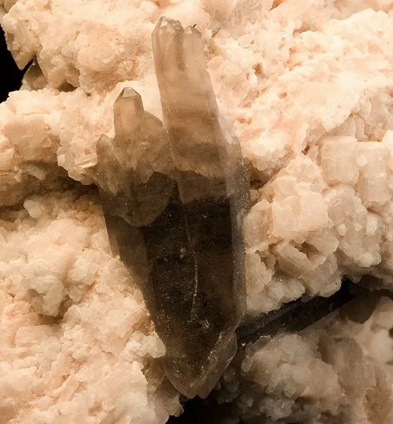 Fluorite, Quartz (Var: Smoky Quartz), Microcline - image 3