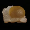 Fluorite (rare botryoidal) on Quartz  Natural Mineral Specimen - image 2