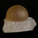 Fluorite (rare botryoidal) on Quartz  Natural Mineral Specimen - image 4