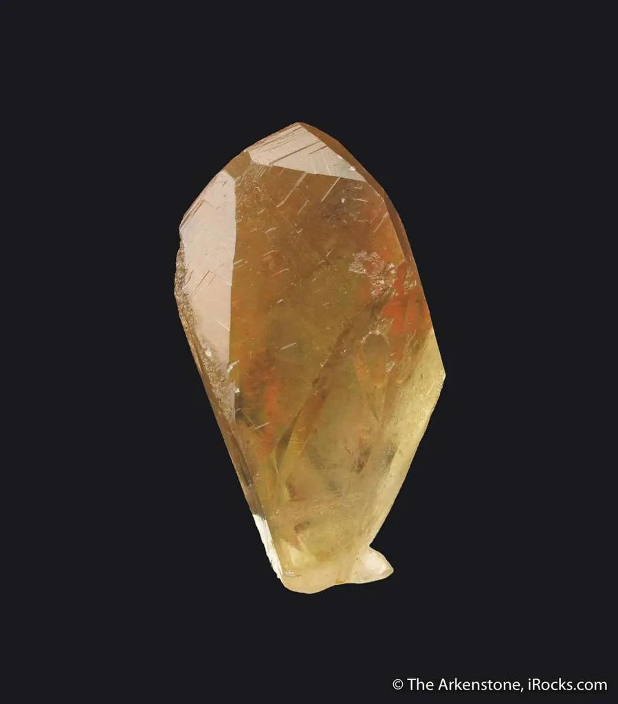 Fluorite (rare form) with Cinnabar - illustrated image