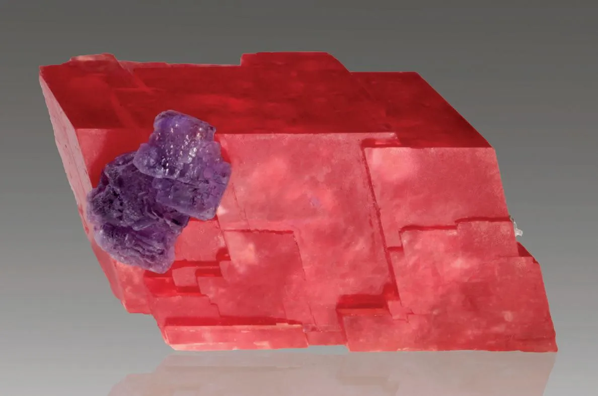 Fluorite, Rhodochrosite - image 1