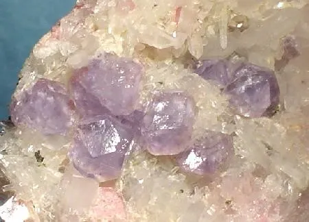 Fluorite, Rhodochrosite, Quartz - image 2
