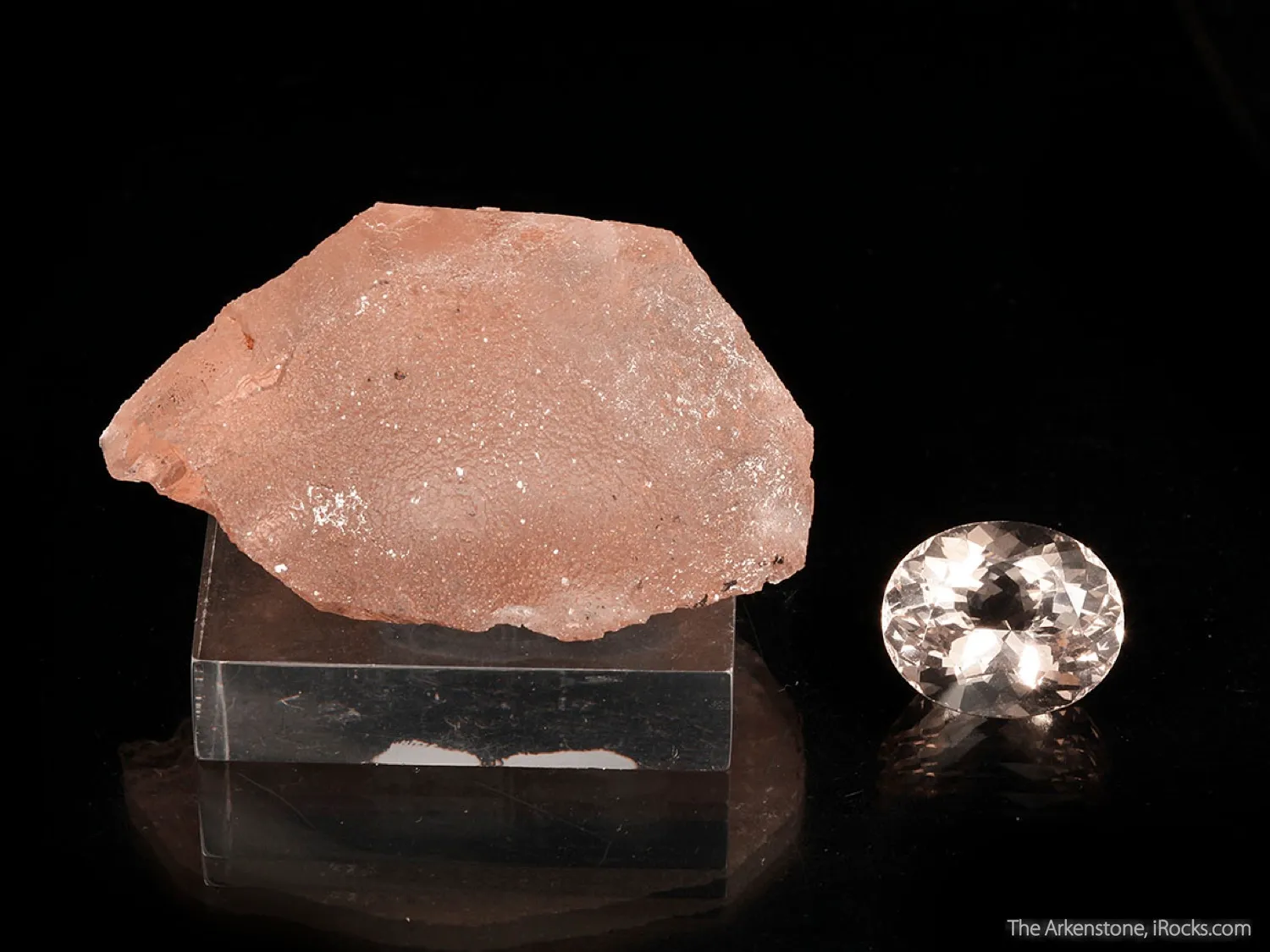 Fluorite (rough and cut set) - image 1