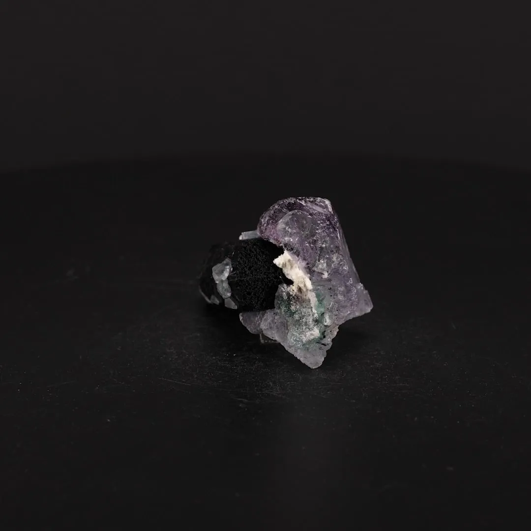 Fluorite, Schorl - image 2