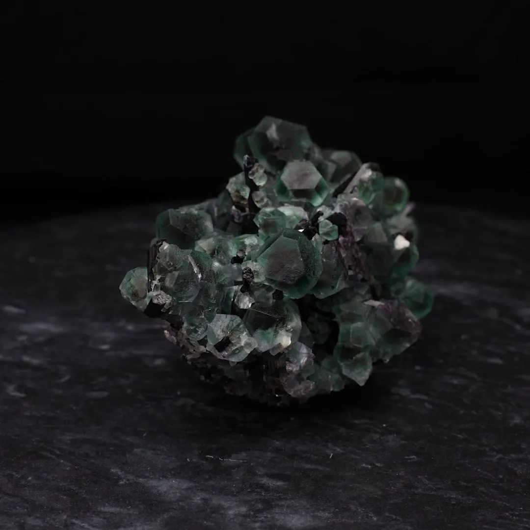 Fluorite, Schorl - image 2